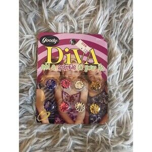 Vintage Y2K New Goody Diva Hair Accessories Add a Sparkle to your do